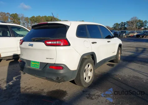 2015 Jeep Cherokee Sport from USA, damaged, VIN 1C4PJMABXFW702299